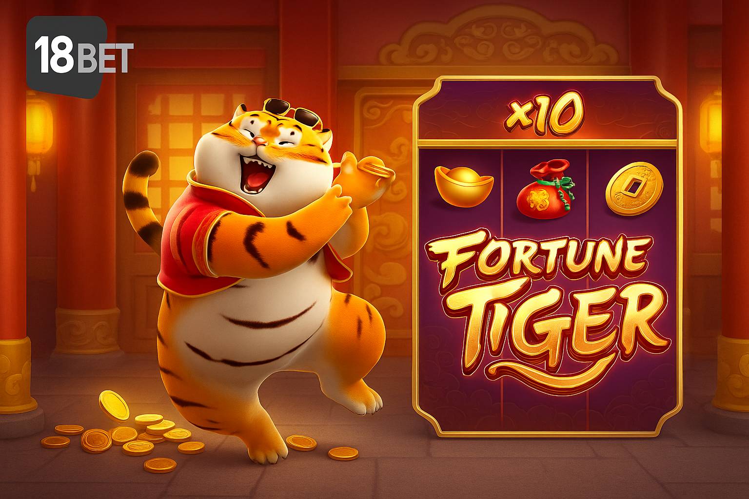Fortune Tiger é um jogo imperdível no 18BET Casino